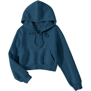 Sudaderas con Cremallera Ajustadas para Mujer - Estilo Urbano, Tejido de Punto Otoñal, Opciones de Color Personalizadas, Transpirables y Ecológicas - Product Image 2