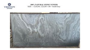 Revestimiento de Piedra Natural Pulida 100% Natural, Losa Gris del Sur, Diseño Moderno, Alta Calidad, Ideal para Hoteles, Disponible a Bajo Precio - Product Image 2