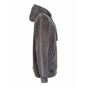 Hoodies décontractés à effet délavé, personnalisables avec logo imprimé, pour hommes – Meilleures ventes en gros - Product Image 4