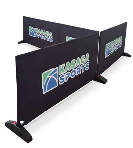 Barrera de Seguridad Desmontable para Cancha de Pickleball con Logotipo Personalizable, Cubierta Ligera de Poliéster para Clubes - Product Image 1