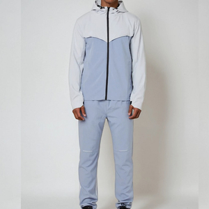 2026 Custom Men's Tracksuit Autumn Breathable Windbreaker <b>Zip</b> <b>Up</b> <b>Jacket</b> Jogger Sweatpants Training Sportswear Set - Product Image 4