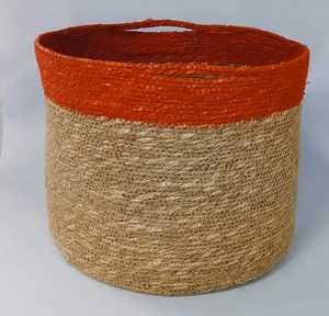 Nouvel Arrivage Panier de Rangement Pliable en Corde de Jute avec Couvercle, Organisateur Tressé Écologique pour Cuisine, Vêtements, Maison, Chambre, Salle de Bain - Product Image 2