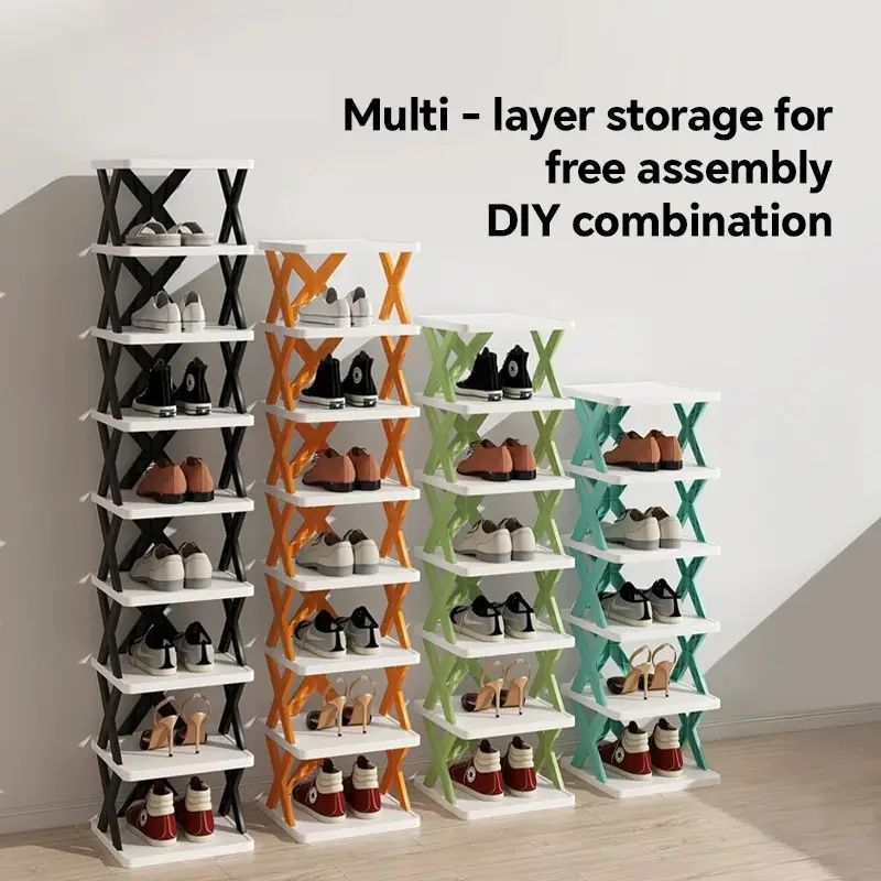 Scarpiera a nove livelli - colore nero