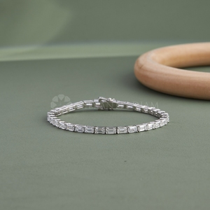 Premium Design Round Cut Lab Grown Diamond <b>Bracelet</b> <b>Bangle</b> in 10K 14K 18K Solid Gold Diamond <b>Bracelets</b> <b>Bangles</b> for Export Sale - Product Image 3