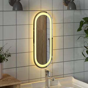 Miroir de salle de bain en verre LED avec composants LED de 15,7 x 5,9 pouces - Product Image 3