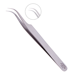 Pinzas de Precisión de Acero Inoxidable para Extensiones de Pestañas - Uso Profesional, Puntas Duraderas de 10 mm para Pestañas Clásicas y de Volumen - Product Image 3