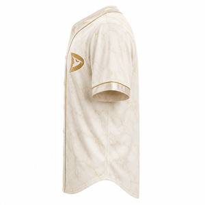 <b>Marble</b> Luxe Baseball Jersey Unisex Short Sleeve Button Breathable Anti-Bacterial Polyester Custom Team Name Sportswear Adult All - Product Image 5