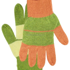 Gants en coton durables avec combinaison de couleurs, à la mode et confortables, offrant une sécurité et une protection maximales - Product Image 1