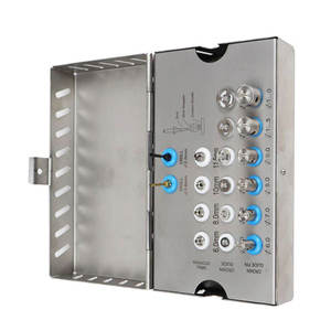 Kit de guidage de couronne d'implant dentaire en acier inoxydable de haute qualité, source d'alimentation manuelle, Grade A+, réutilisable, CE, pont osseux BBI-318 Classe - Product Image 3