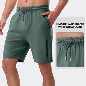 Embroidery <b>Patch</b> Custom Logo Joggers <b>Shorts</b> High Quality Lightweight 100% Polyester Cotton <b>Short</b> Side Buttons Gym <b>Shorts</b> For <b>Men</b> - Product Image 4