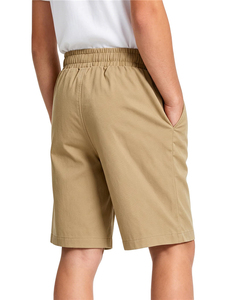 Pantalones cortos de algodón y spandex para niños, con logotipo personalizado al por mayor, estilo chino, para uniforme escolar, para niños. - Product Image 2