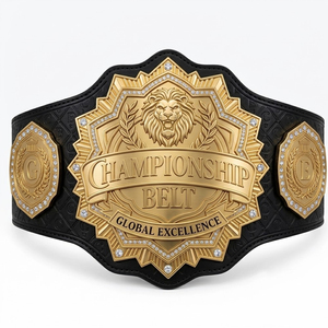 Ceintures de championnat personnalisées OEM ODM de haute qualité, prix d'usine, logo personnalisé professionnel, finition premium, fabricant - Product Image 1