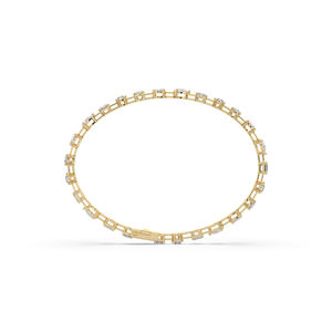 Latest Women's 4.00Ct Lab Grown Diamond Round Brilliant Cut 14k <b>Solid</b> <b>Gold</b> Bracelet Party Wedding Engagement Gifts - Product Image 3