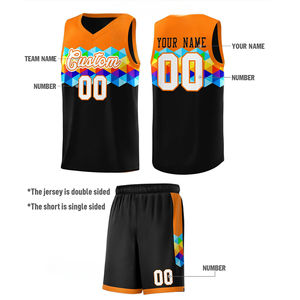 Uniformes de Baloncesto Personalizados Unisex, Transpirables, Estampados para Verano, con Logotipo, Nombre del Equipo y Número, de Secado Rápido, al por Mayor - Product Image 6