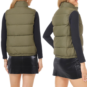 Chaleco Acolchado sin Mangas para Mujer - Cuello Alto y Bolsillos con Cremallera para Mantener el Calor y Estilo Durante Toda la Temporada - Servicio al por Mayor - Product Image 6