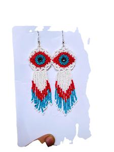 ต่างหูลูกปัดหลากสีสไตล์โบฮีเมียนคุณภาพพรีเมียม ปี 2026 ขายส่ง ต่างหูลูกปัดแบบพู่ห้อยแฟชั่น - Product Image 2