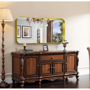 Specchio da Bagno Rettangolare da Parete in Vetro Temperato con Funzioni Antiappannamento e Antigraffio - Product Image 5