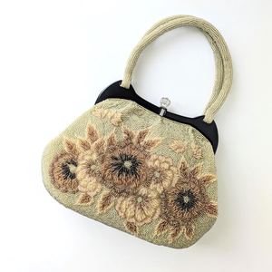 Bolso de Mano Clásico de Lino Bordado con Diseño de Girasoles, Forma Personalizada, para Uso Diario, Bolso de Mano Promocional de Moda - Product Image 2