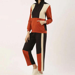 Survêtements d'hiver à manches longues pour femmes, vente en gros, plusieurs couleurs, survêtements à capuche pour adultes avec faible MOQ, services OEM disponibles - Product Image 6