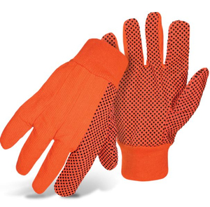 Gants confortables en coton bleu marine, résistants à la chaleur, sans couture, extensibles, sans silicone, tricotés à la machine pour un confort optimal - Product Image 1