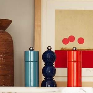 Molinillo de Sal Minimalista en Rosa Pastel, Elegante Molinillo de Especias Cilíndrico para Cocinas Contemporáneas - Product Image 5