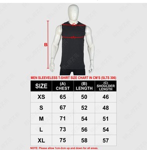 Débardeur sans manches noir pour homme STAR SPEED, col rond, tricot uni, décontracté, respirant, polyester/coton, séchage rapide - Product Image 6