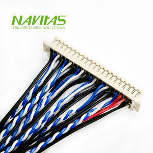 สายเชื่อมต่อแบบจีบปลายสายไฟ40ขา DF14 lvds/ttl DF13-40DS-1.25C Hirose - Product Image 6