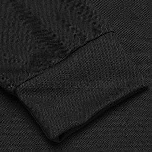 เสื้อโปโลแขนยาวผ้าโพลีเอสเตอร์ใส่สบายสำหรับผู้ชายไซส์ใหญ่ - Product Image 5
