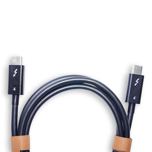 Cable Thunderbolt 4 de PVC con interfaz Tipo-C para carga de alta potencia y transmisión de datos de alta velocidad, fabricado en Vietnam. - Product Image 1