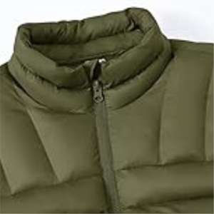 Chaqueta Acolchada con Bordado de Camuflaje de Marca Privada OEM, Chaqueta Ligera y Cálida Rellena de Poliéster, Certificada por la CE - Product Image 3