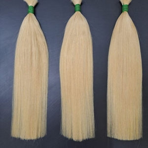 Extensions de Cheveux Humains Indiens Bruts 100% Vierges, Tissage Double Trame à la Machine, Non Traités, Toutes Couleurs Disponibles - Product Image 5