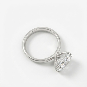 Anillo de Diamantes de Platino PT950 Premium con Diamante Cultivado en Laboratorio, Joyería Fina Elegante para Hombres y Mujeres - Product Image 4