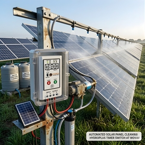 Hydroplus <b>Digital</b> <b>Clock</b> Timer Controller for Solar Cleaning Pump Automation Irrigation Borewell Tank Filling SynchronizationUnit - Product Image 2