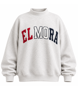 Sudadera Personalizada para Mujer, Talla Grande, Cuello Alto, Estilo Casual, de Algodón, con Apliques de Bloques de Color y Logotipo Personalizado - Product Image 4