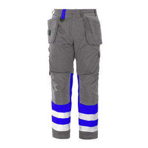 Pantalon de travail pour homme à visibilité accrue, antistatique, thermique et de sécurité, idéal pour les activités de plein air par temps de pluie - Product Image 1