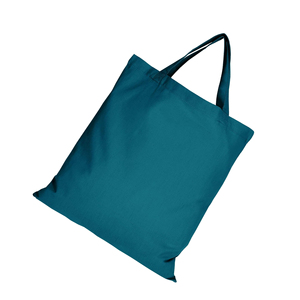Custom Solid Color And Logo Winter Open Cotton Canvas Tote <b>Bag</b> Woven Short Handle Portable Fashion Shopping Gift - Product Image 2