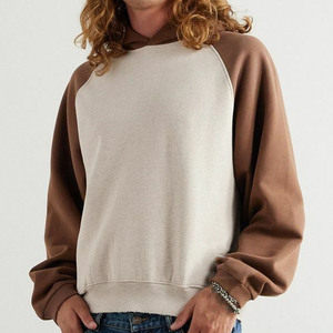 Sweat à capuche pour homme en coton tricoté 100% avec imprimé dessin animé Cowboy Bear, coupe oversize, manches classiques, décontracté pour l'automne, logo imprimé sur le devant - Product Image 4