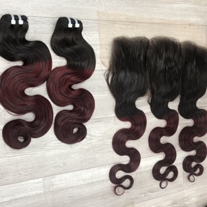 Black steam hair Viet Nam human hair black steam <b>body</b> <b>wave</b> hair machine weft factory price Ready To Ship - Product Image 4