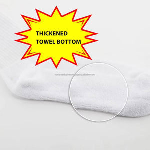 Chaussettes de sport personnalisées à faible MOQ avec logo, chaussettes de course personnalisées pour hommes, bas athlétiques, chaussettes mi-mollet - Product Image 3