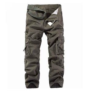 กางเกงคาร์โก้ผู้ชายสไตล์สตรีทแวร์ลำลองพิมพ์โลโก้ได้ หลายกระเป๋า ผ้าฝ้าย 100% แห้งเร็ว ขายส่งจากโรงงาน - Product Image 2