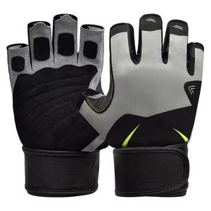 Gants de musculation unisexes personnalisés à paume intégrale pour l'haltérophilie, nouveau style, pour l'entraînement et la préparation physique, avec poignées, vente en gros, pour hommes - Product Image 2