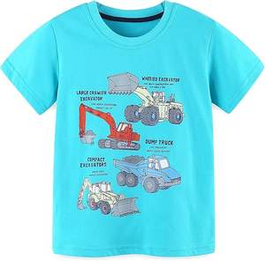 Nueva Ropa Infantil, Ropa Estampada para Niños, Camiseta de Manga Corta para Niños, Camisetas de Algodón - Product Image 3