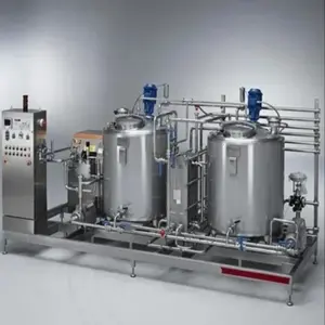 โรงงานพาสเจอร์ไรส์นมสแตนเลสอุตสาหกรรม  หน่วยแปรรูปนมความจุสูง พร้อมแผงควบคุมอัตโนมัติ - Product Image 1