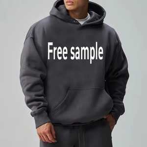 Wholesale Unisex <b>Hoodies</b> Customized Front Logo Printed Breathable Eco-Friendly Polyester/Cotton <b>Lightweight</b> <b>Hoodies</b> - Product Image 5
