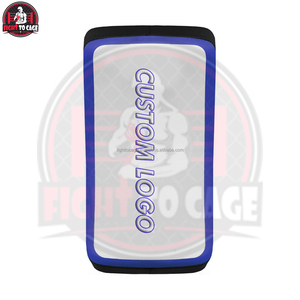 Bouclier de boxe en cuir de haute qualité avec couleur contrastée personnalisée, cible de boxe durable en PVC pour l'entraînement aux arts martiaux - Product Image 4