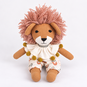 Peluche Lion Mignon, Jouet en Tissu Doux, Marionnette Cousue, 35 cm, Accessoires pour Enfants, Cadeau, Décoration de Chambre - Product Image 6