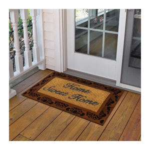 Alfombrillas de fibra de coco con mechones de PVC natural personalizadas de 45x75 cm lavables con diseños impresos para uso doméstico y comercial - Product Image 3