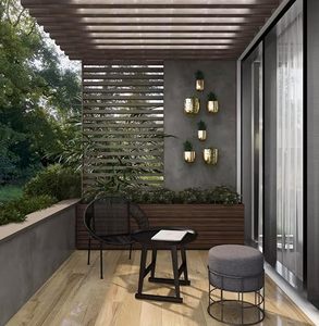 Jardinières murales modernes en laiton, pots de fleurs suspendus circulaires, design minimaliste chromé pour plantes vertes - Product Image 4