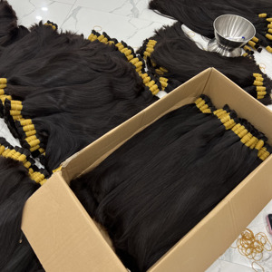 Cabello Humano Remy Virgen Vietnamita 100% con Cutícula Alineada, a Granel, de 10 a 40 Pulgadas, para Decoloración - Product Image 4