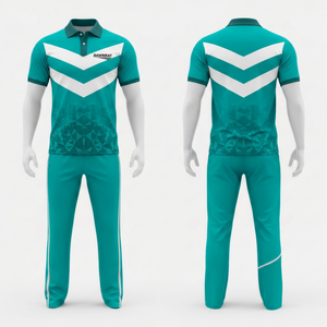 Custom <b>Cricket</b> Sportswear Manufacturer Unlimited Sublimation Printed Design | Unisex Adults <b>Cricket</b> Wears Breathable Durable - Product Image 4